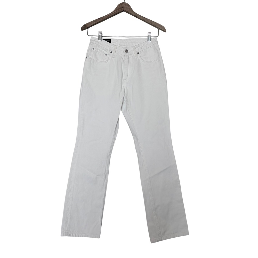 Banana Republic Womens White‎ Mid Rise Bootcut Denim Jeans Size 27/4